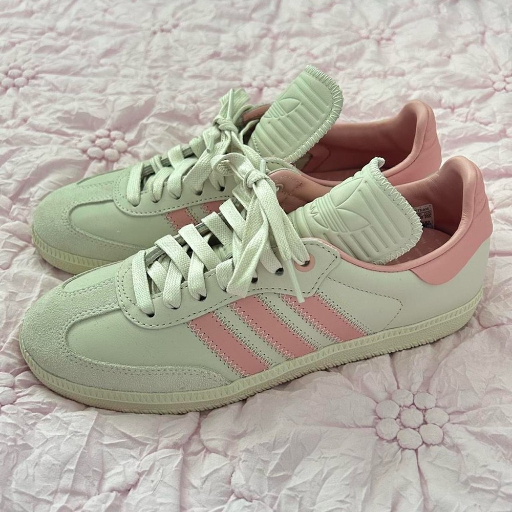 adidas pharrell x samba human race 'aluminium wonder mauve' shoes